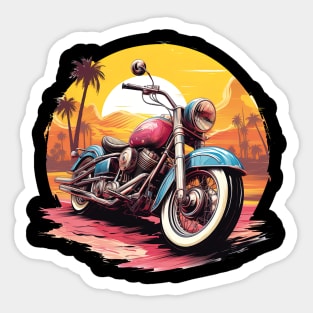 Retro Vintage Motorcycle Motor Bike Sticker